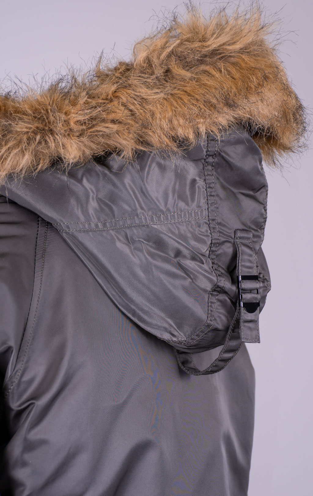 Аляска ALPHA INDUSTRIES SLIM FIT GEN-I N-3B rep. grey/orange 