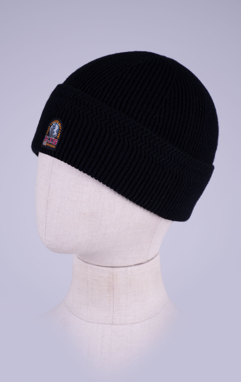 Шапка вязаная PARAJUMPERS GARMO FW 26/27 black 