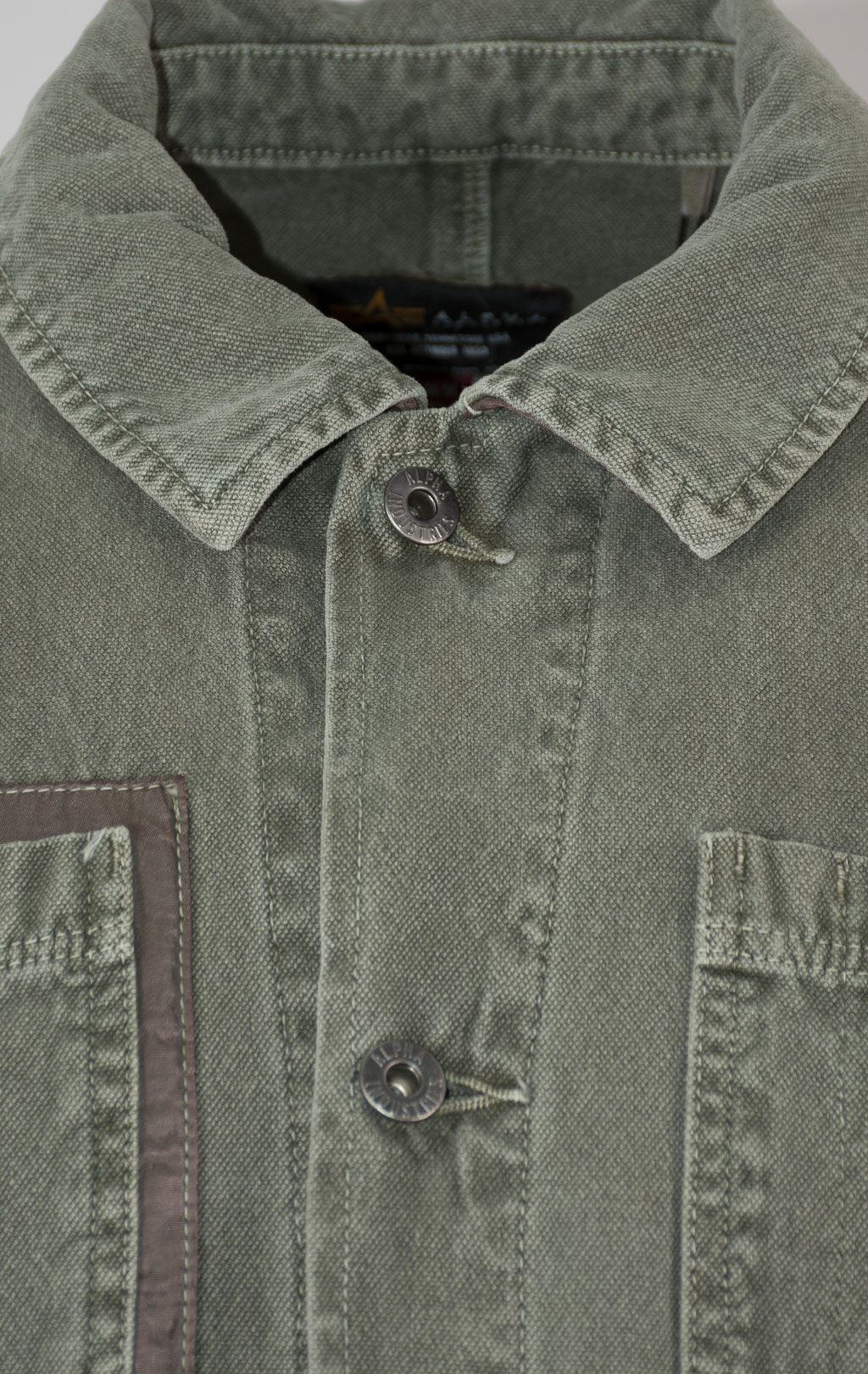 Ветровка ALPHA INDUSTRIES CTN CHORE COAT SS 25 m OG-107 green 