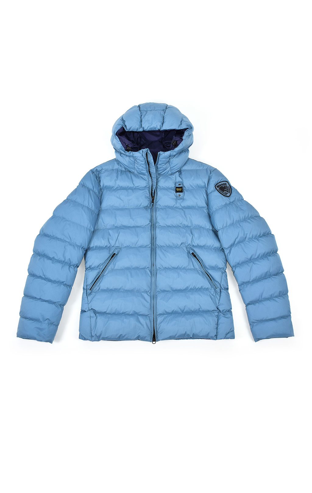 Куртка-пуховик лёгкая BLAUER SHORT JACKET FW 19/20 light blue (005486) 