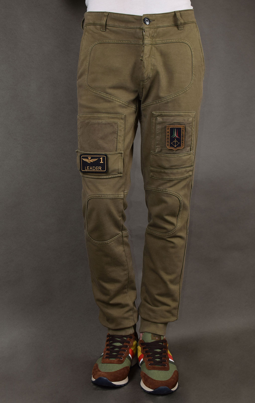 Брюки-карго AERONAUTICA MILITARE olive (PF 632) 