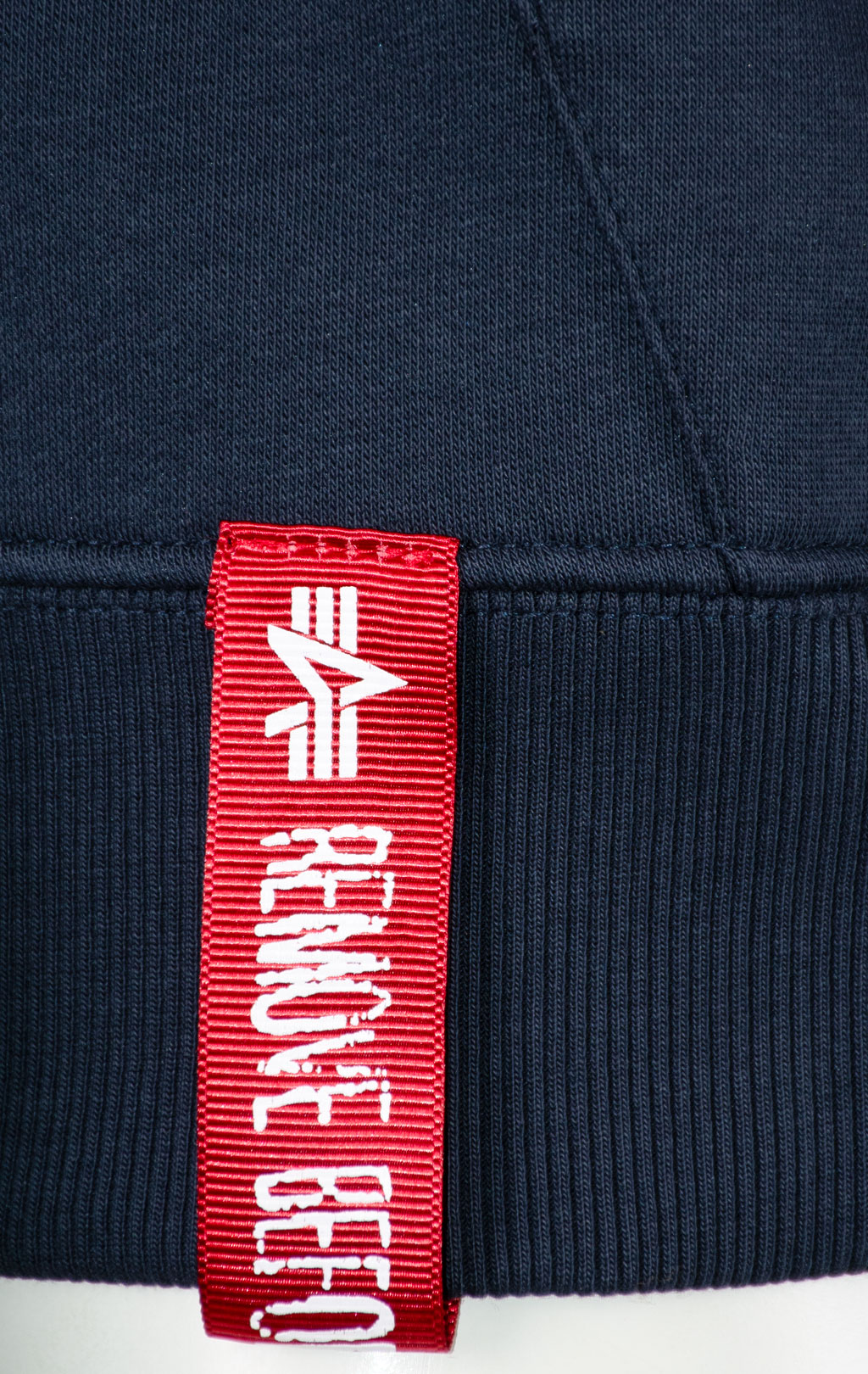 Толстовка ALPHA INDUSTRIES BASIC ZIP HOODY SMALL LOGO rep. blue 