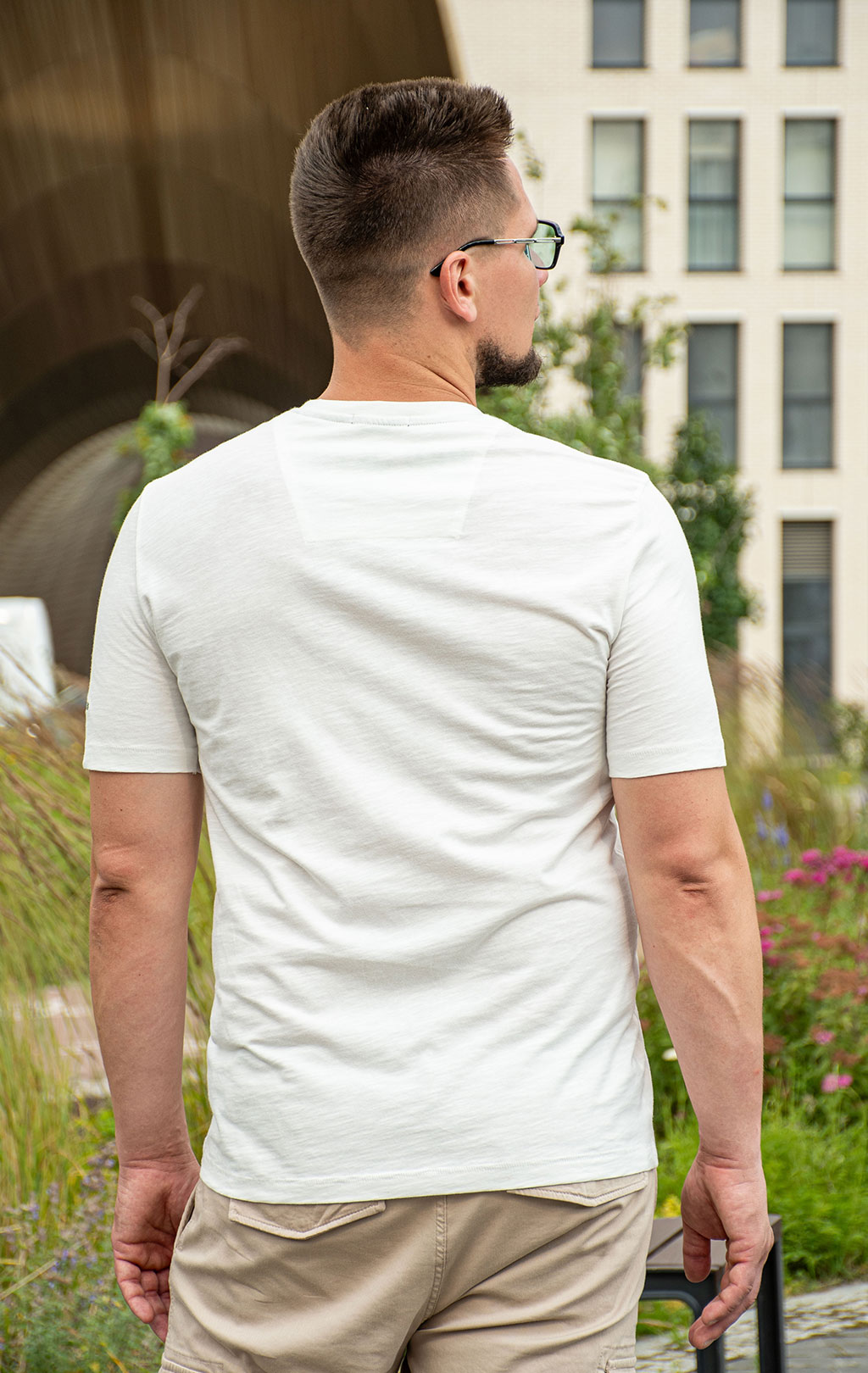 Футболка AERONAUTICA MILITARE SS 25 m/BD milk white (TS 2422) 