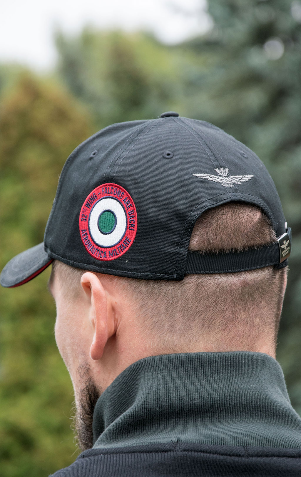 Бейсболка AERONAUTICA MILITARE FW 22/23/CN jet black (HA 1115)