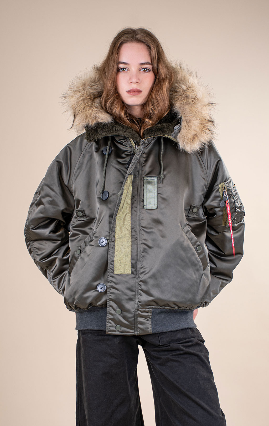 Аляска короткая ALPHA INDUSTRIES N-2B HERITAGE FIT PARKA (1950s VERSION) FW 26/27 field gray 