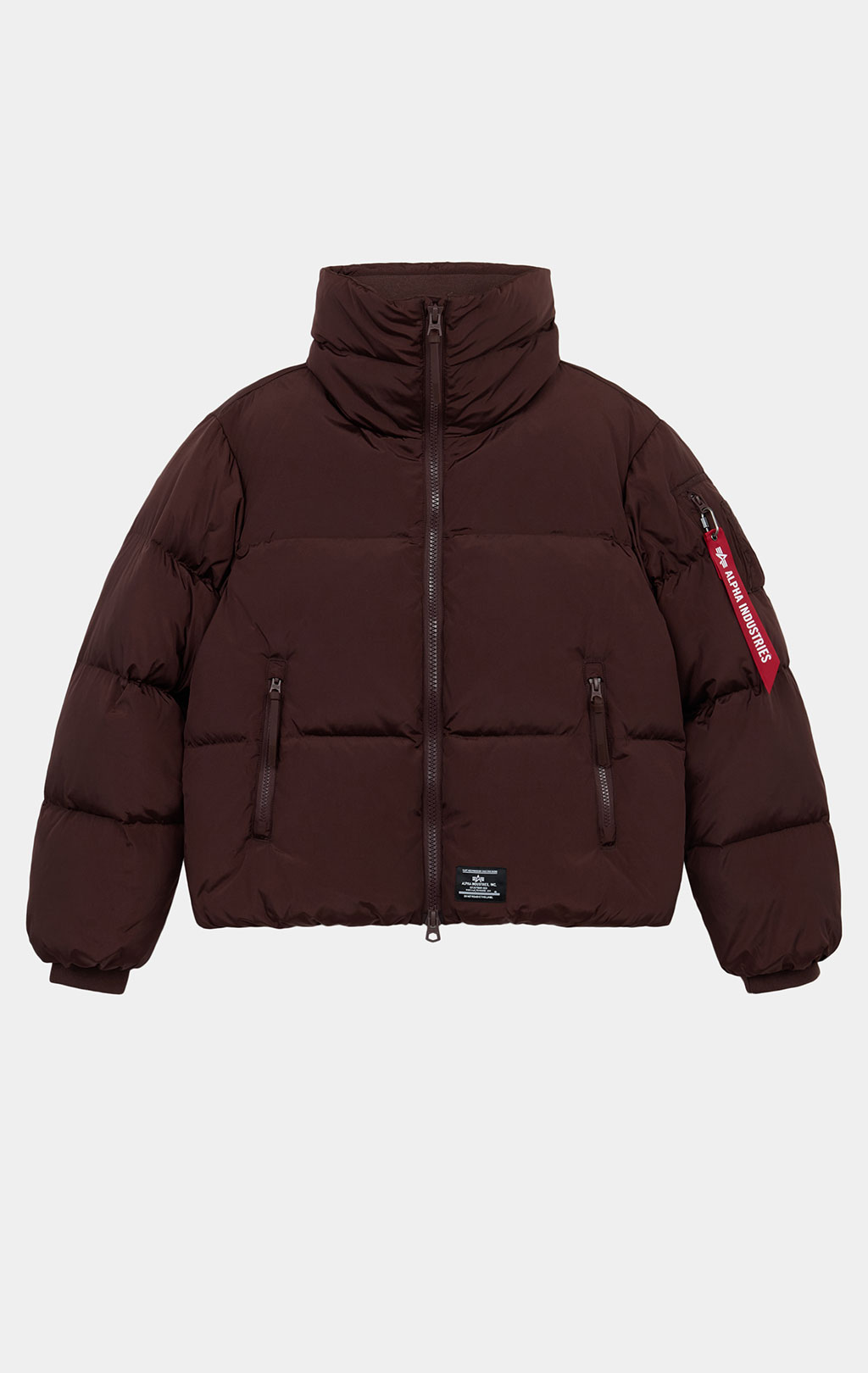 Женская куртка ALPHA INDUSTRIES SIERRA SHORT RELAXED FIT PUFFER FW 26/27 cocoa 