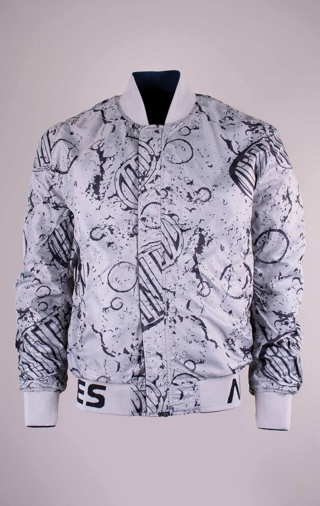 Ветровка-бомбер ALPHA INDUSTRIES MA-1 MOON LANDING REVERSIBLE rep. blue 