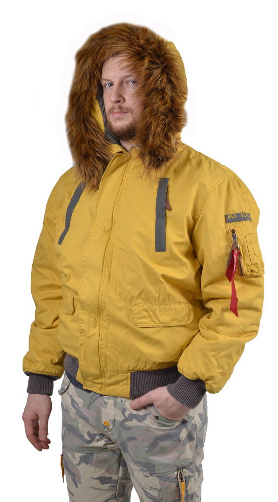 Куртка ALPHA INDUSTRIES MOUNTAIN JACKET yellow 