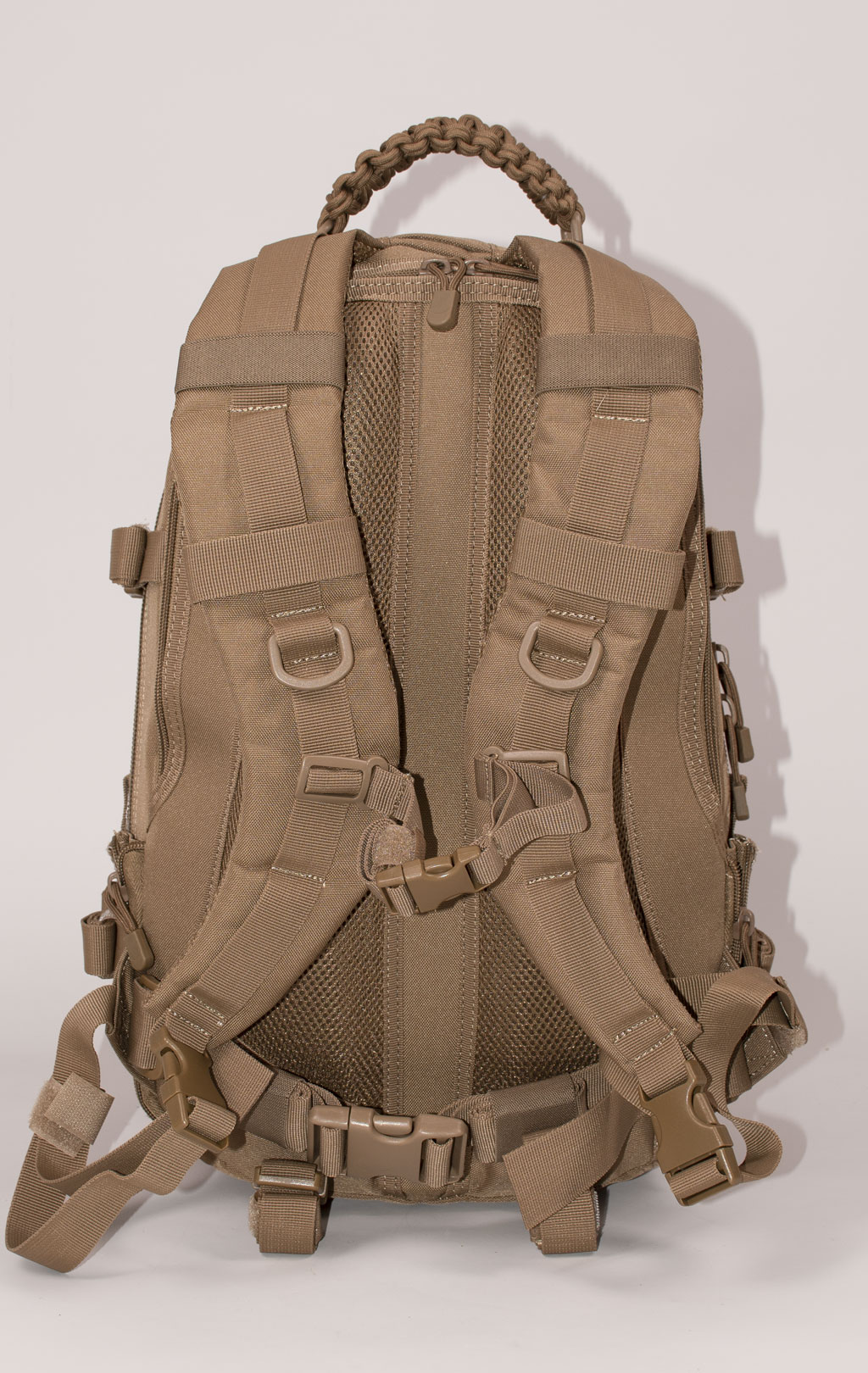 Рюкзак тактический 30L front laser cut, paracord dark brown BS-544 Китай