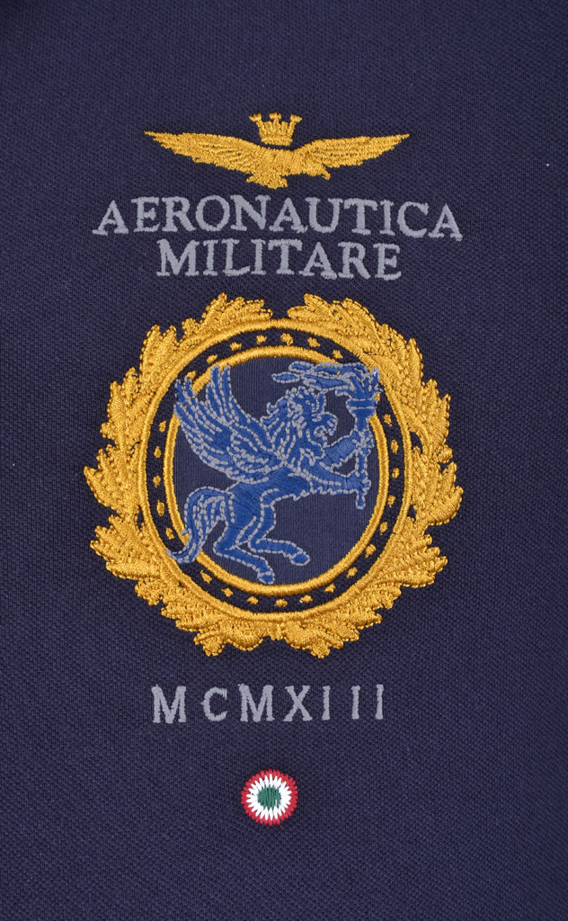 Поло AERONAUTICA MILITARE blue navy (PO 1063) 