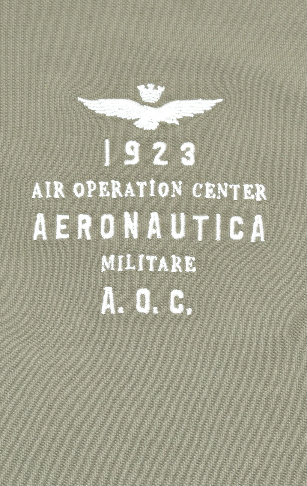 Футболка-поло AERONAUTICA MILITARE SS 21/IN green (PO 1520) 