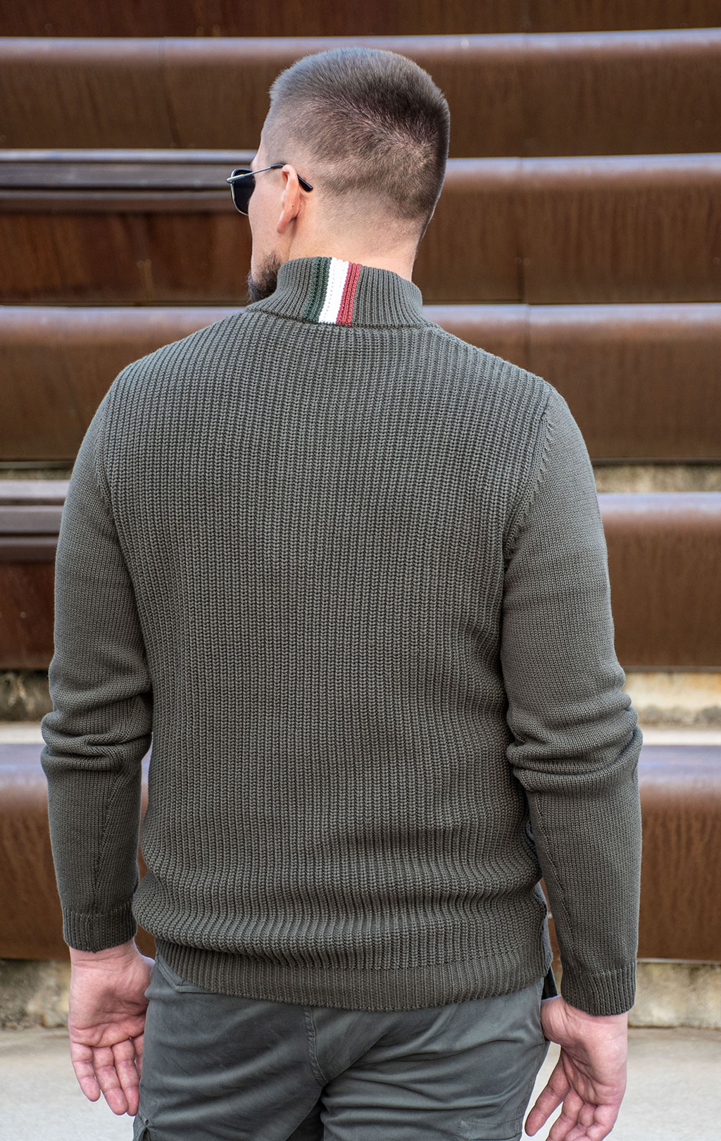 Свитер AERONAUTICA MILITARE FW 24/25/BG dark musk (MA 1452) 