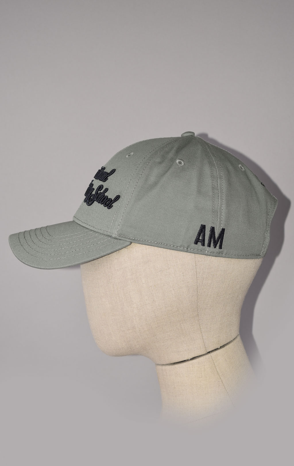 Бейсболка AERONAUTICA MILITARE SS 23/CN verde militare (HA 1129) 