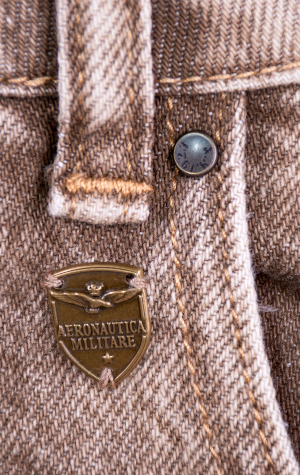 Женские джинсы AERONAUTICA MILITARE BARREL FW 26/27/IT silver mink (PJ 0217) 