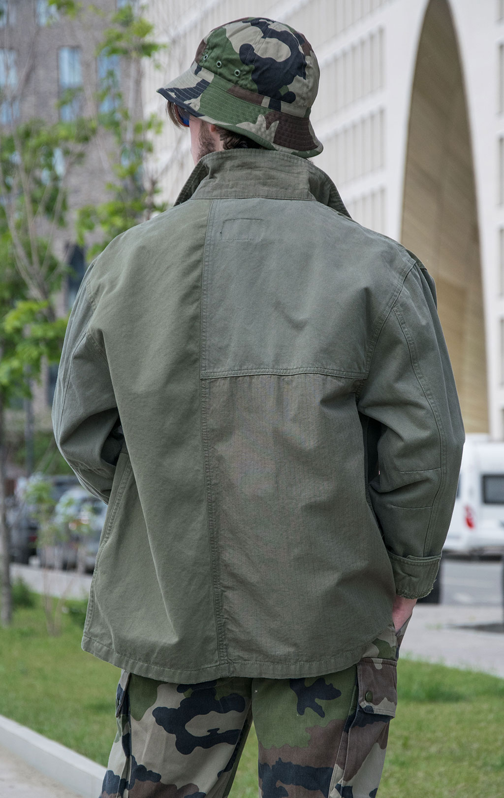 Ветровка ALPHA INDUSTRIES MIXED MEDIA SHIRT JACKET SS 23 m OG-107 green 