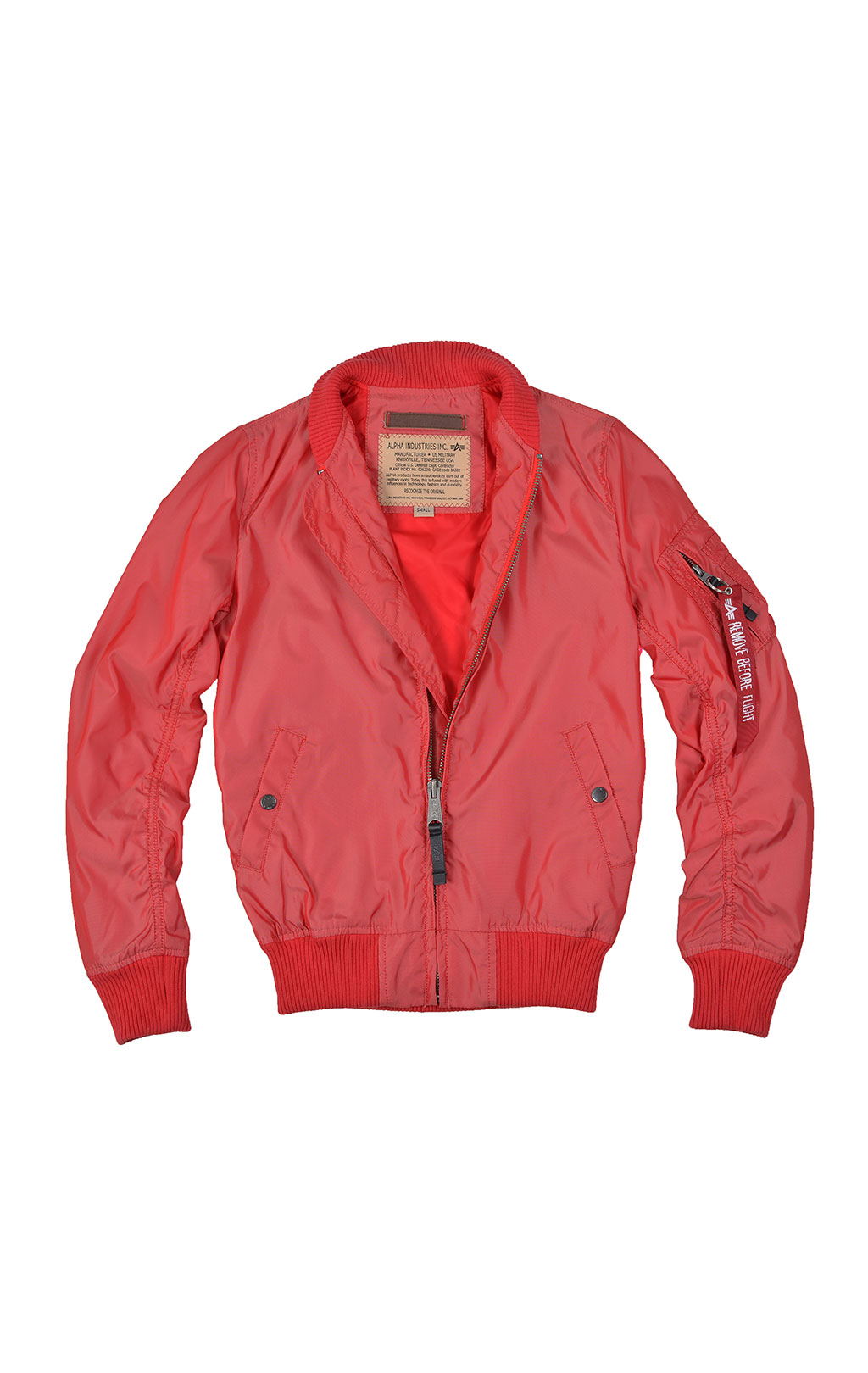 Женская ветровка-бомбер ALPHA INDUSTRIES TT MA-1 red spicy 