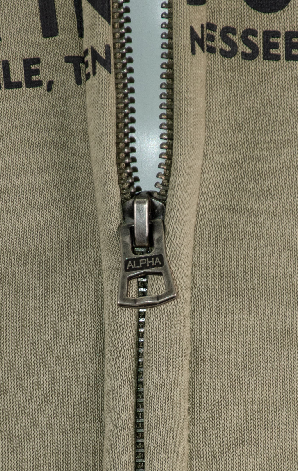 Толстовка ALPHA INDUSTRIES BASIC ZIP HOODY olive 