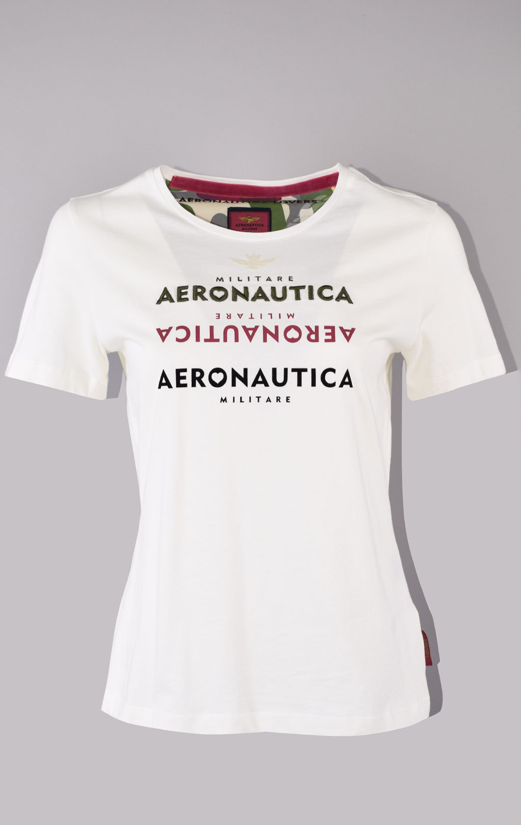 Женская футболка AERONAUTICA MILITARE FW 23/24/TR naturale (TS 2165) 