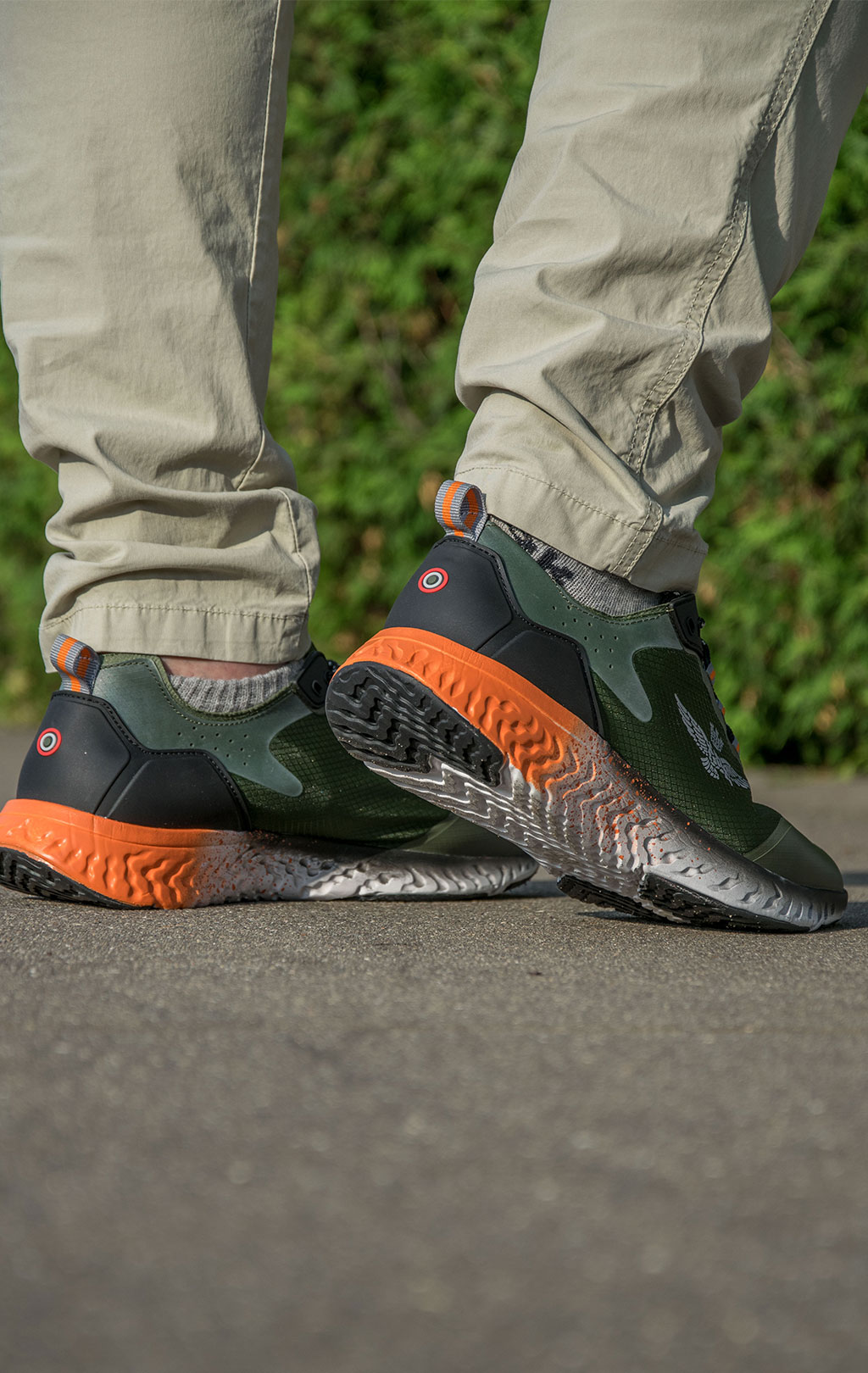 Кроссовки AERONAUTICA MILITARE SS 22 m/CN verde militare (SC 216)