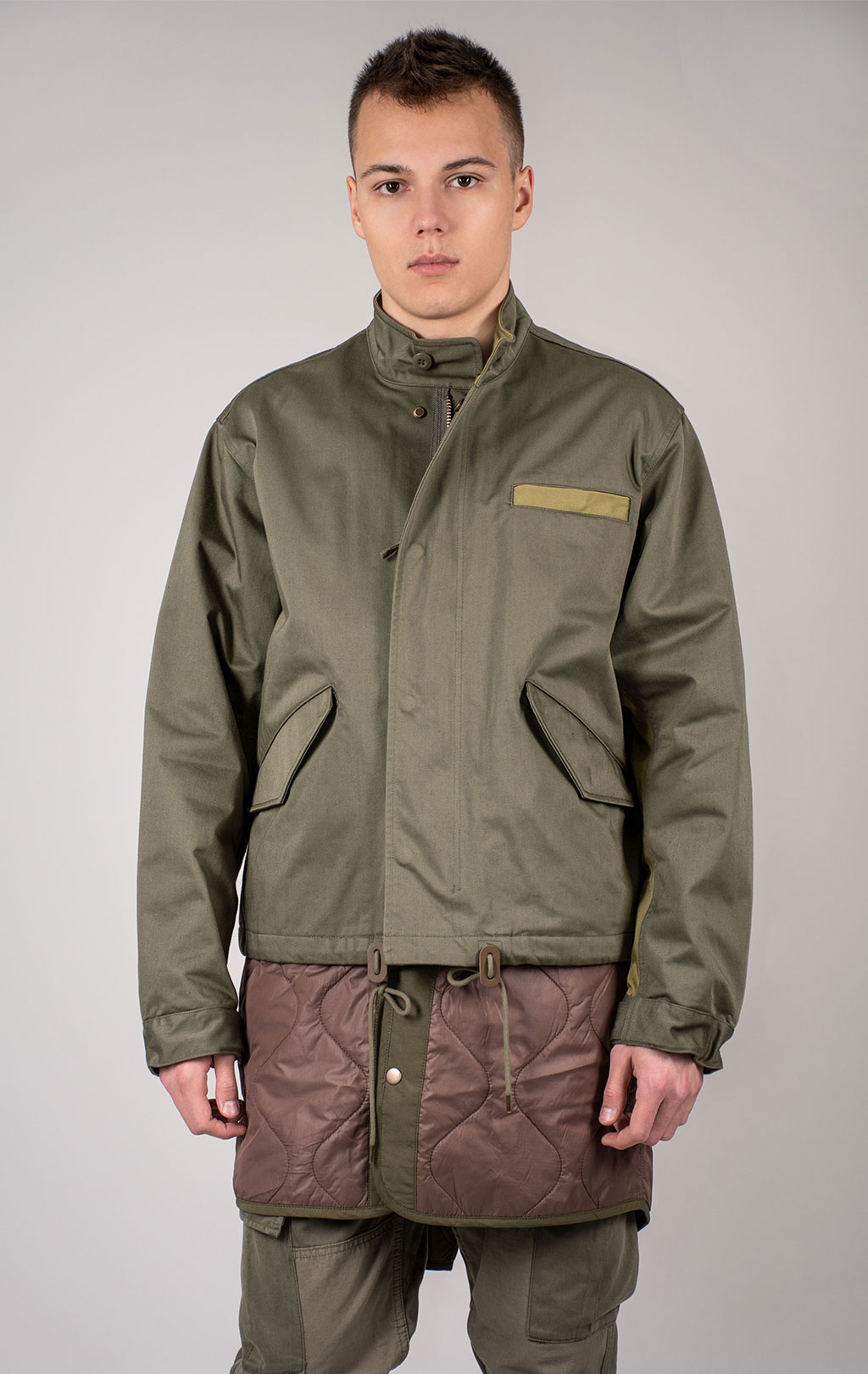 Куртка ALPHA INDUSTRIES LONG LINER M-65 FW 24/25 OG-107 green 