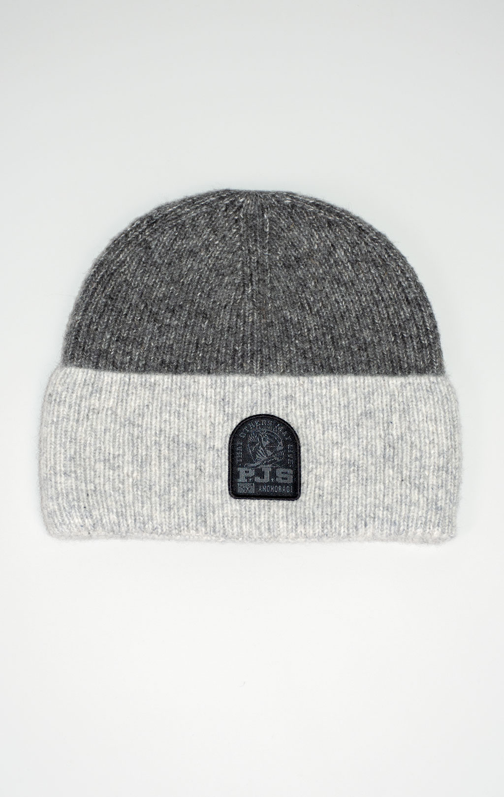 Шапка вязаная PARAJUMPERS GARDENIA HAT FW 25/26 black-chateau grey 