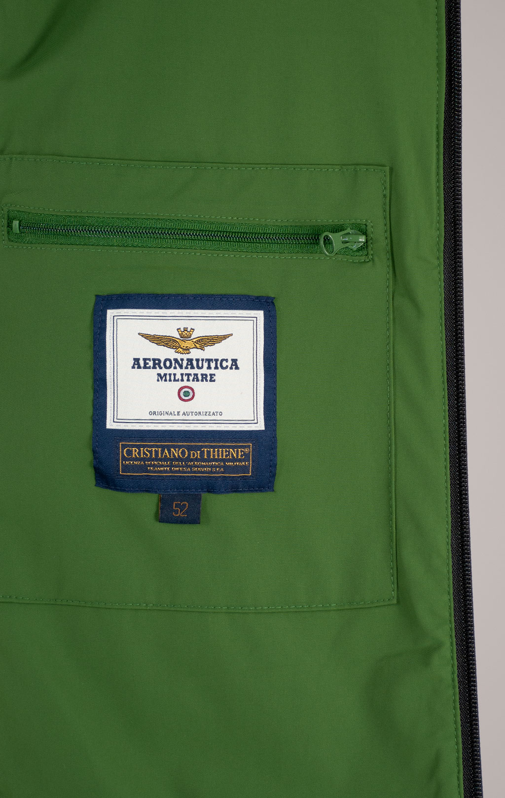 Жилет AERONAUTICA MILITARE SS 25 m/BD forest green (AB 2206) 