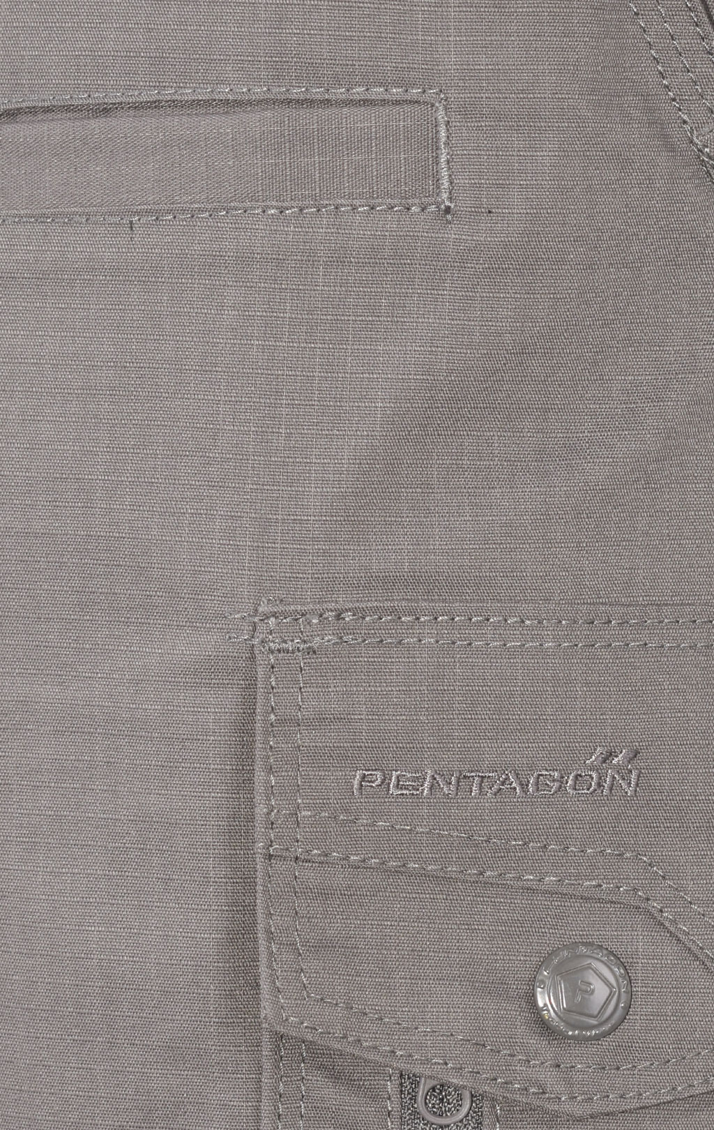 Шорты Pentagon RANGER 2.0 хлопок35%/полиэстер65% Rip-Stop grey wolf 05007-2.0-SH 