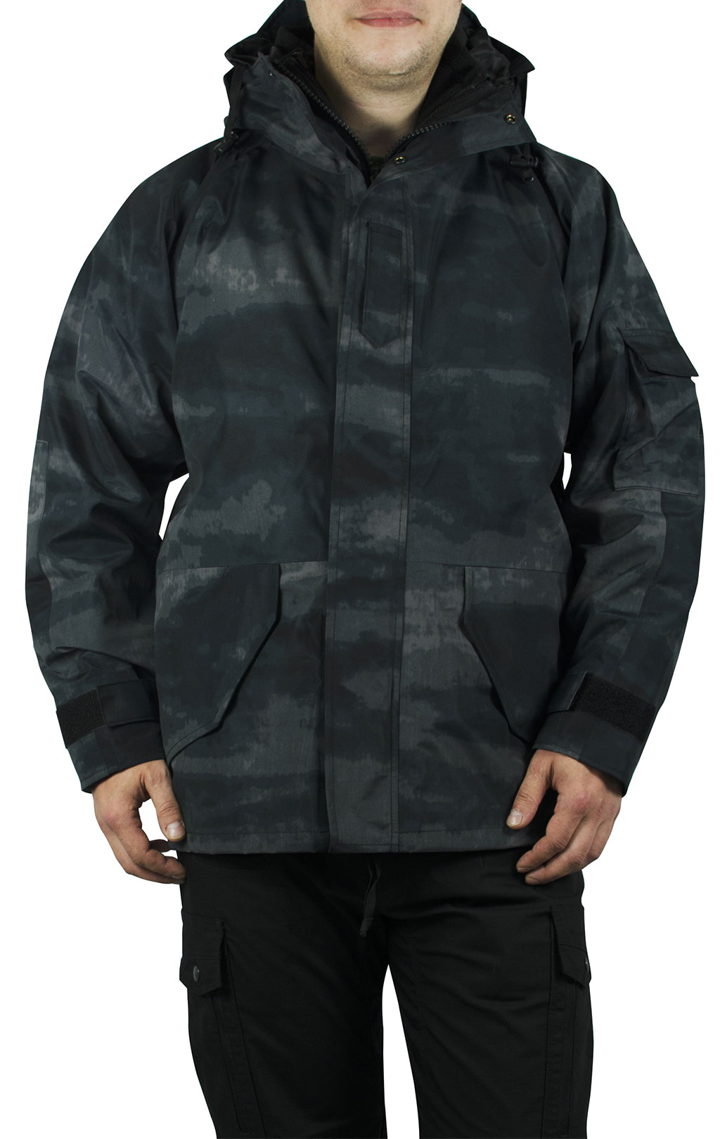 Куртка дождевая Fostex нейлон с подстёжкой флис camo CQB 