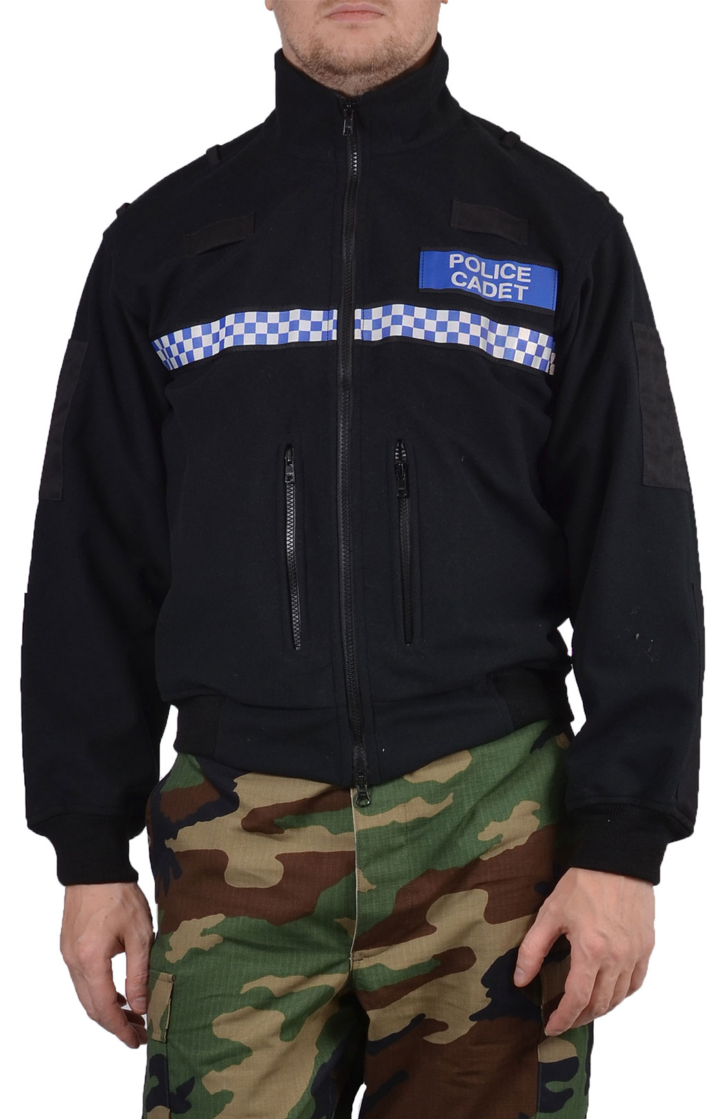Толстовка форменная POLICE CADET флис без капюшона black Англия