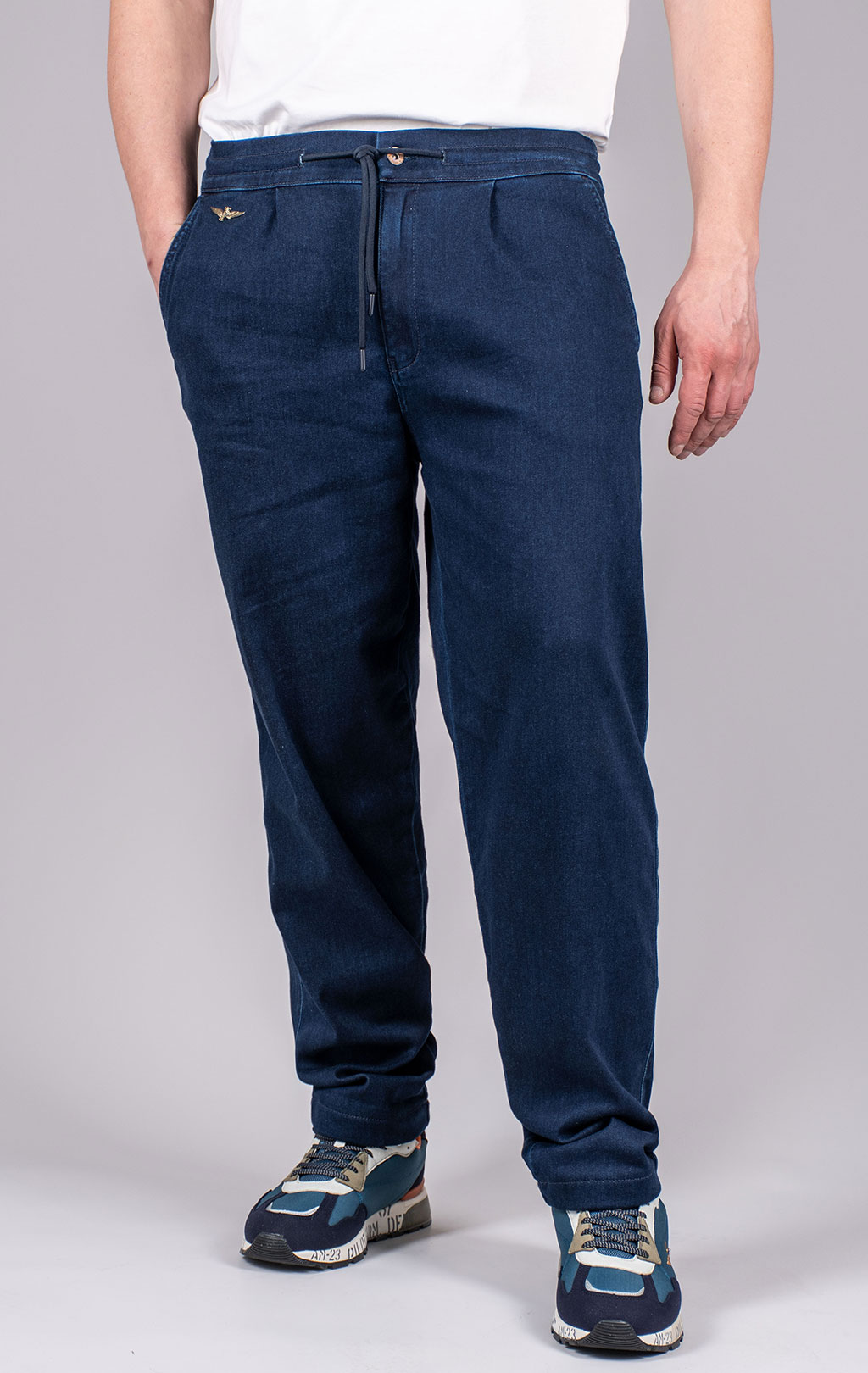 Джинсы AERONAUTICA MILITARE SS 25 m/TR medium digital blue (PA 1661) 