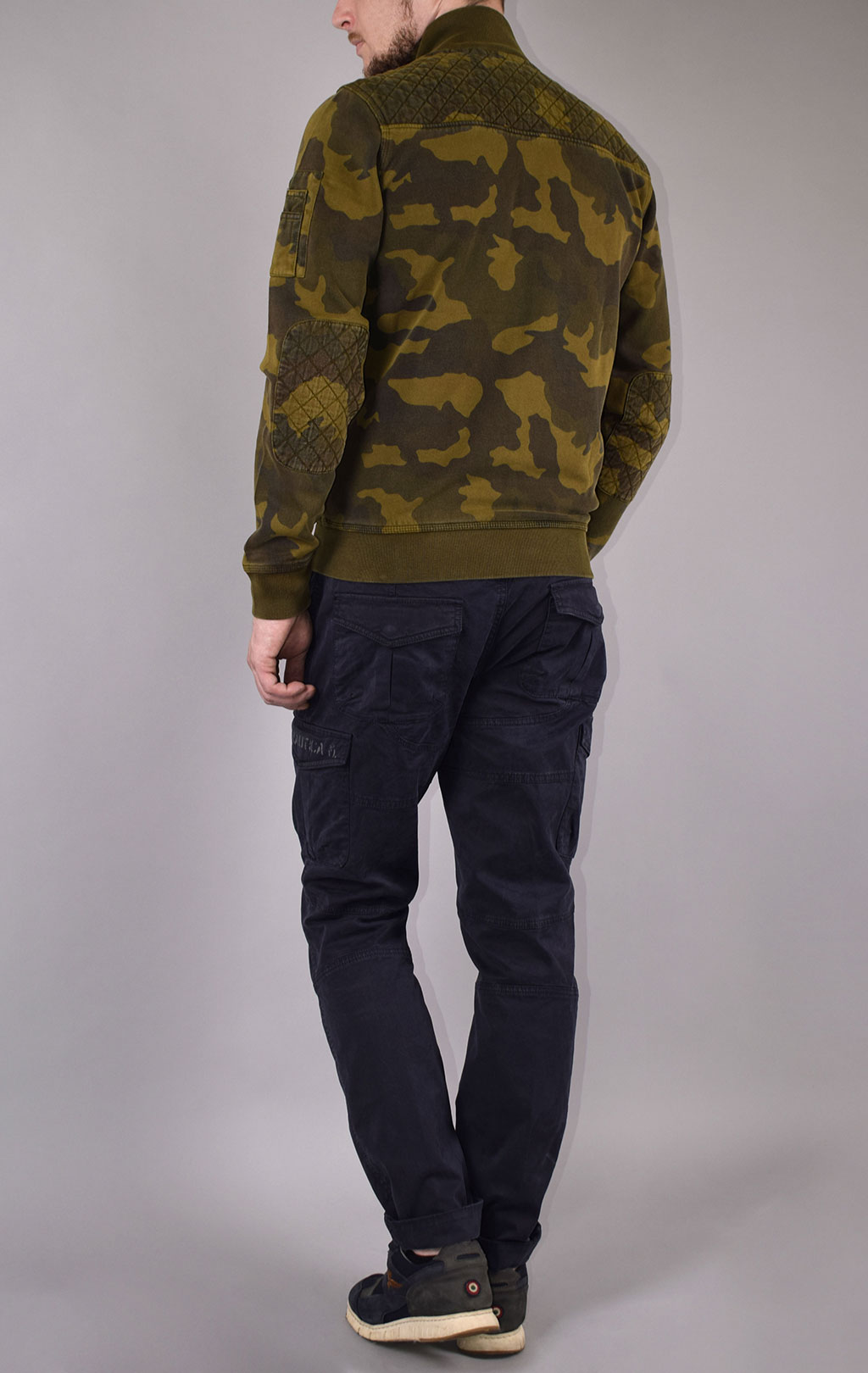 Толстовка AERONAUTICA MILITARE FW 19/20 camouflage verde (FE 1461) 