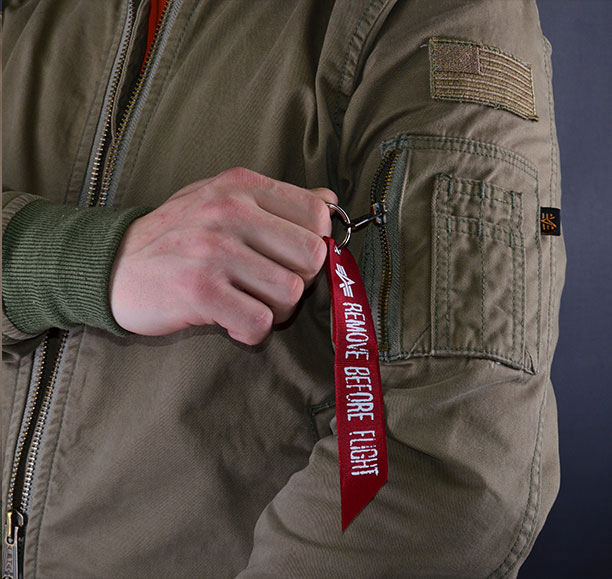 Ветровка-бомбер ALPHA INDUSTRIES GROUND CREW II MA-1 olive 