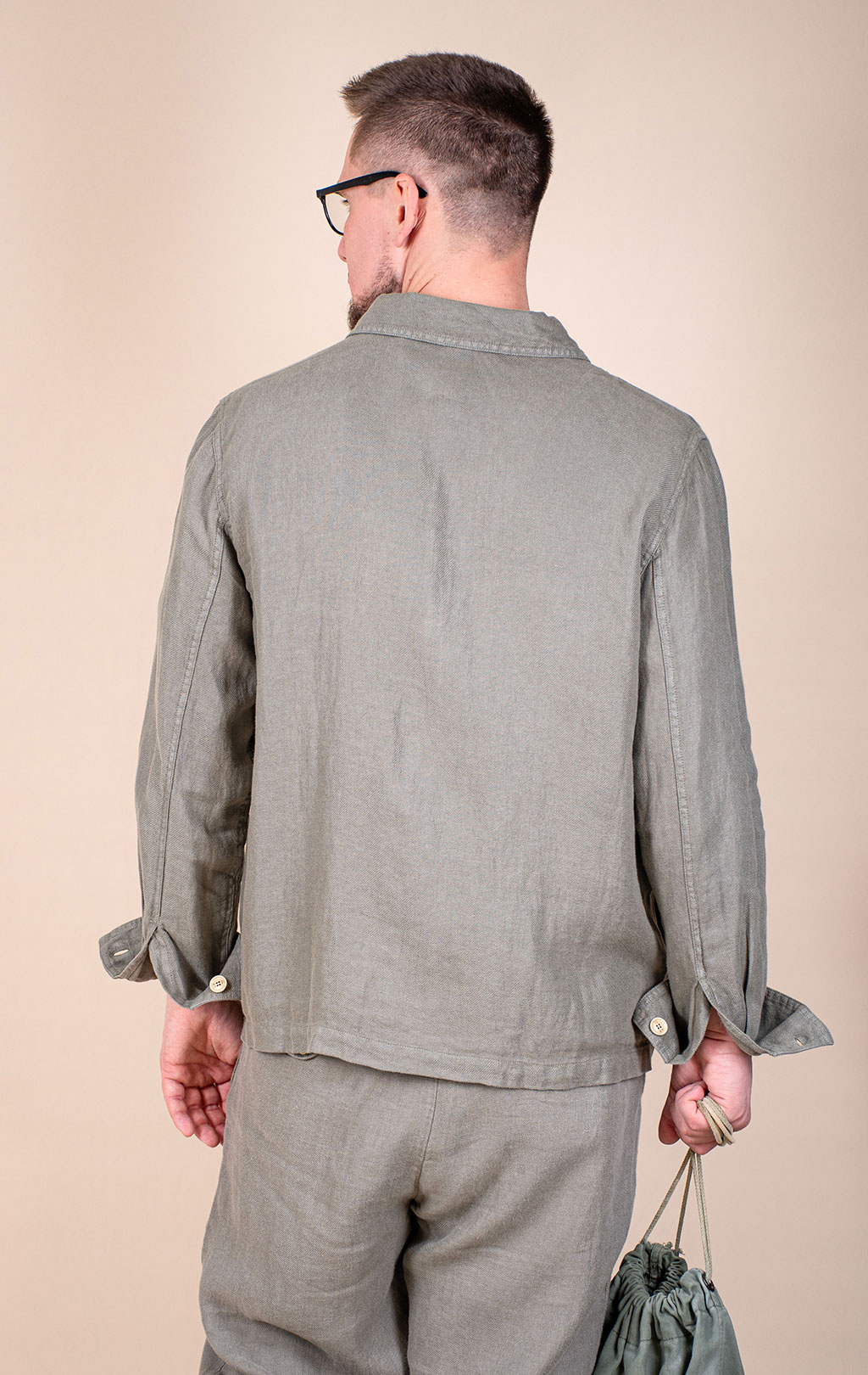 Рубашка AERONAUTICA MILITARE big size SS 26/IN lichen green (AC 0040) 