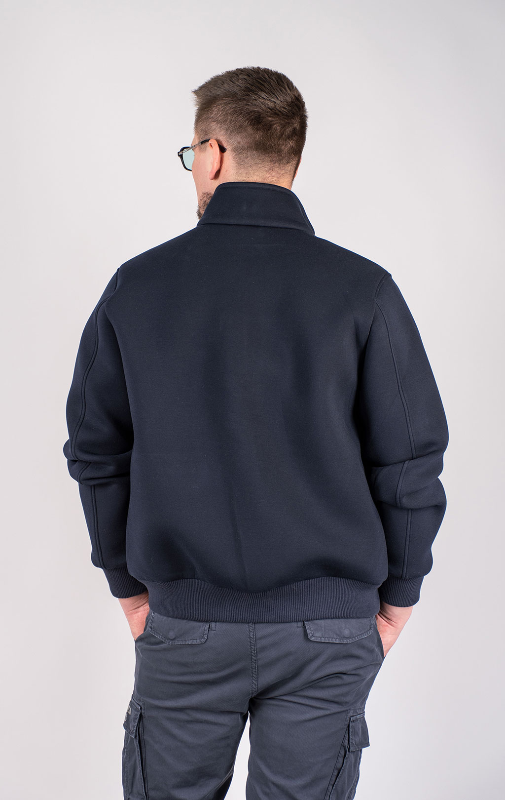 Ветровка AERONAUTICA MILITARE SS 25 m/CN blue navy (AB 2203) 