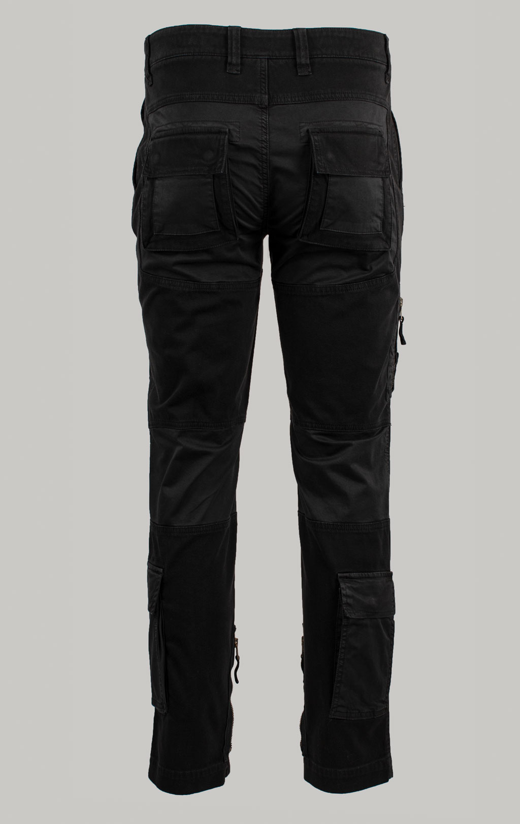 Брюки-карго AERONAUTICA MILITARE ANTI-G плотные FW 25/26/AL jet black (PA 1664) 