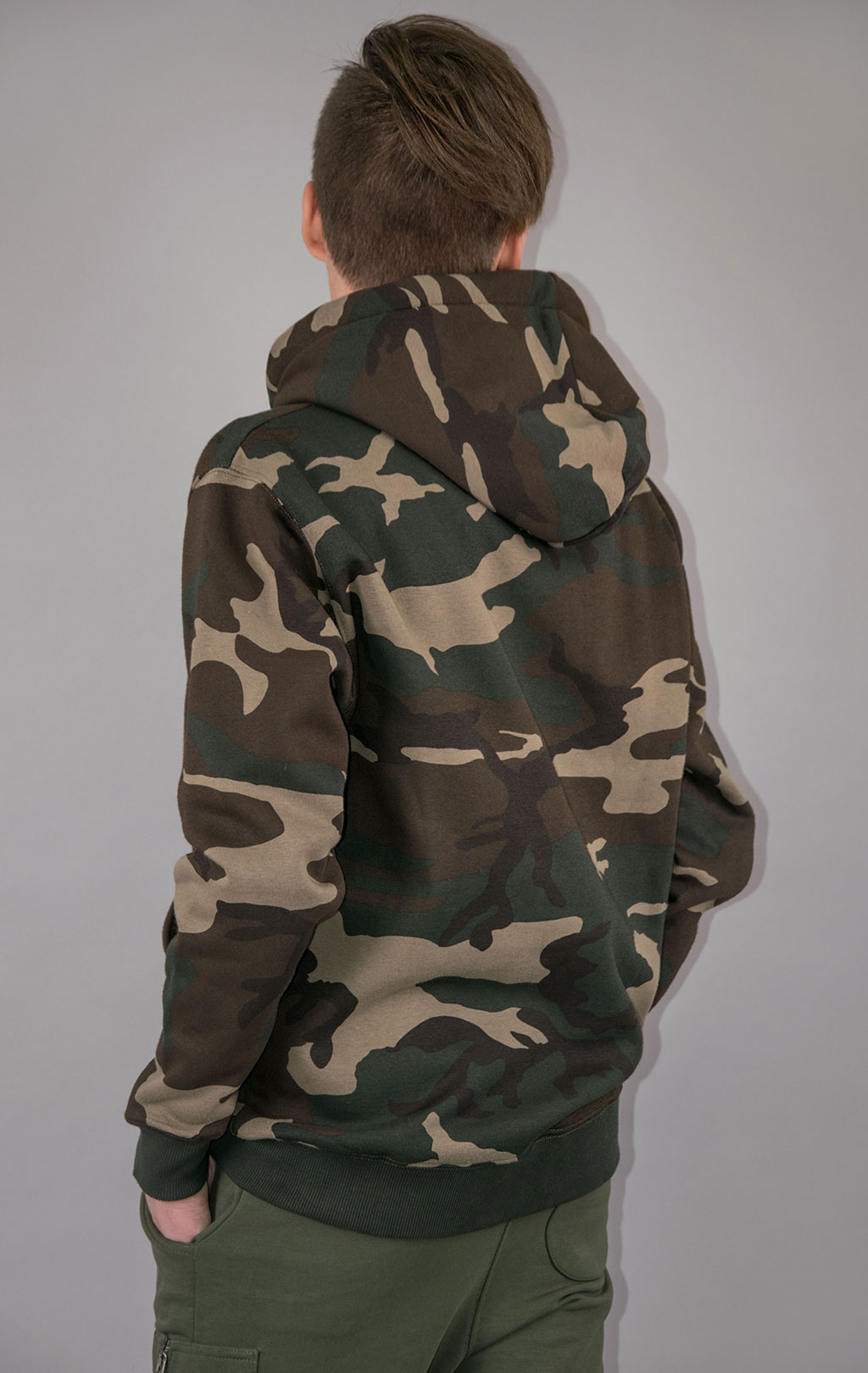 Толстовка ALPHA INDUSTRIES FOAM PRINT HOODY camo woodland 65 