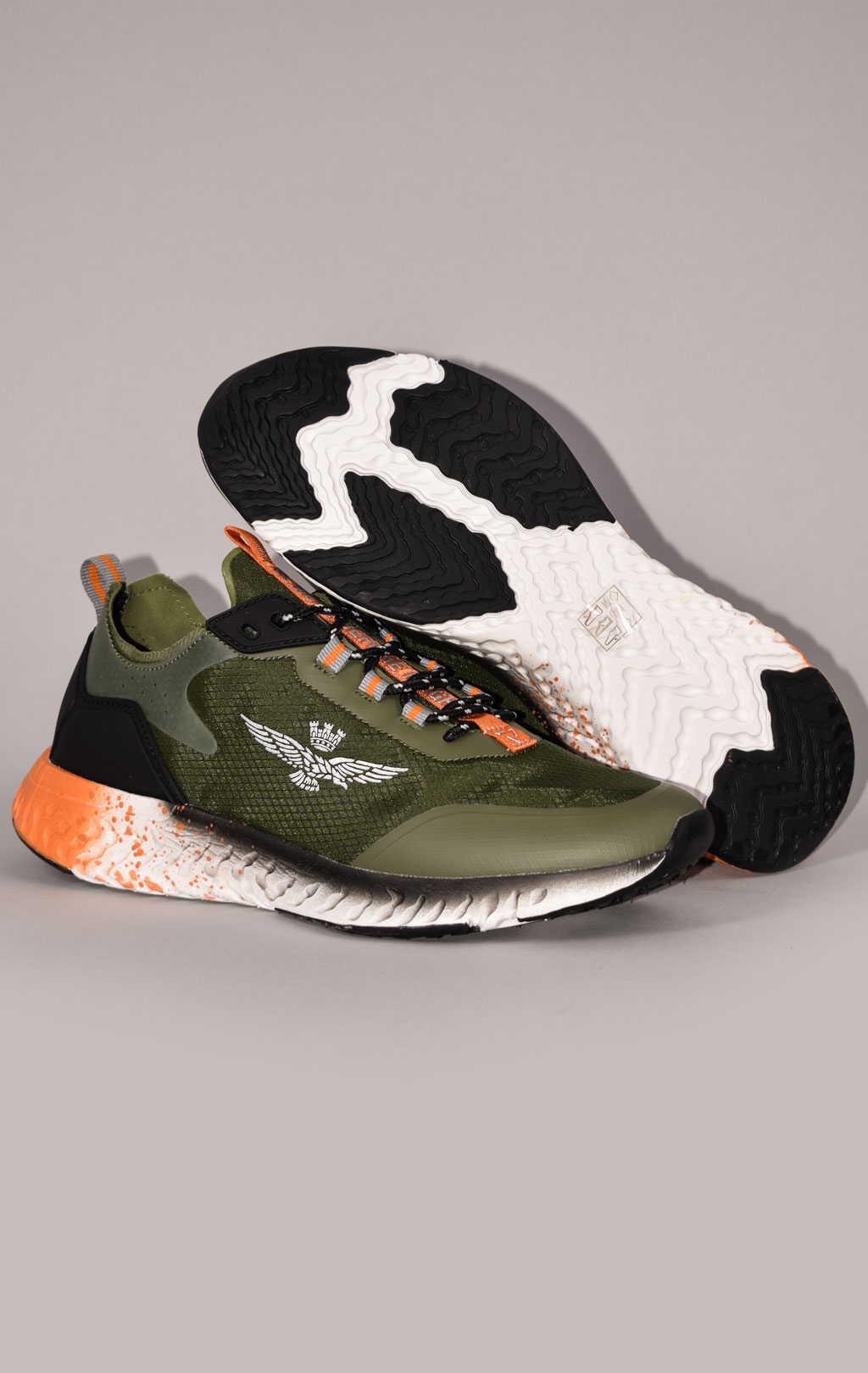 Кроссовки AERONAUTICA MILITARE SS 22 m/CN verde militare (SC 216)