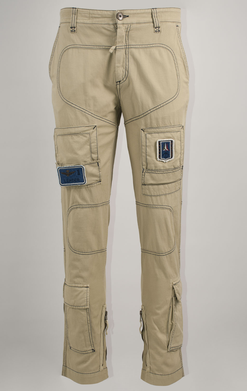 Брюки-карго AERONAUTICA MILITARE ANTI-G SS 25 m/AL antelope beige washed (PA 1663) 
