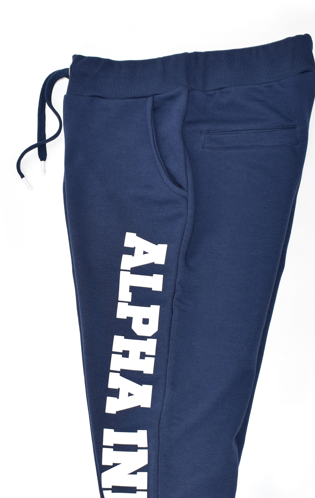 Брюки спортивные джоггеры ALPHA INDUSTRIES BIG LETTERS JOGGER new navy 