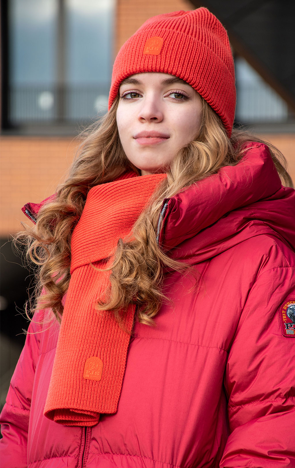 Шарф PARAJUMPERS PLAIN SCARF FW 24/25 hormuz 