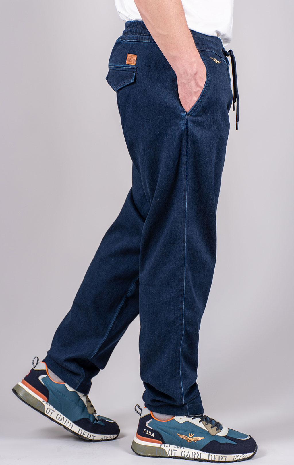 Джинсы AERONAUTICA MILITARE SS 25 m/TR medium digital blue (PA 1661) 