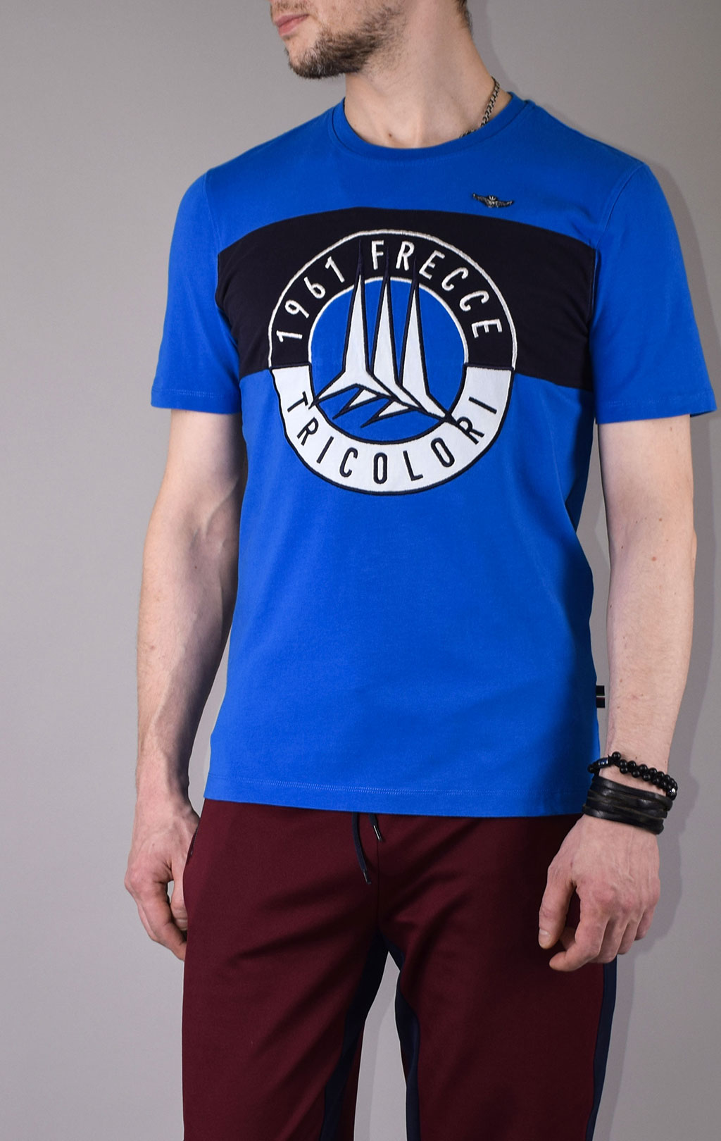 Футболка AERONAUTICA MILITARE SS 20 bluette (TS 1698)