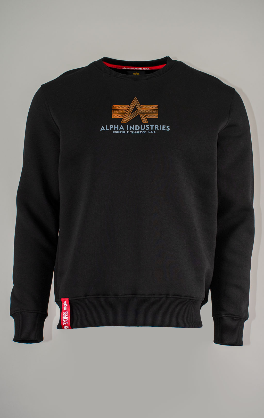Свитшот ALPHA INDUSTRIES BASIC SWEATER RUBBER black 