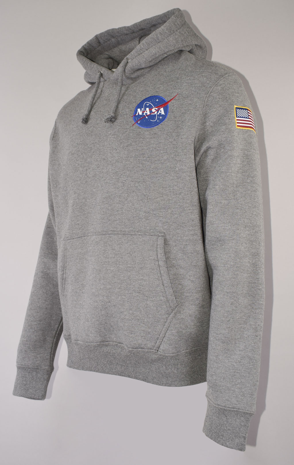 Толстовка ALPHA INDUSTRIES NASA SPACE SHUTTLE HOODIE medium charcoal heather 