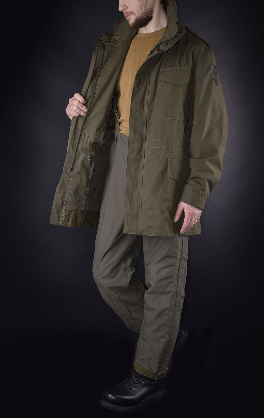 Куртка непромокаемая Gore-Tex (модель М65) Gore-Tex olive б/у Австрия