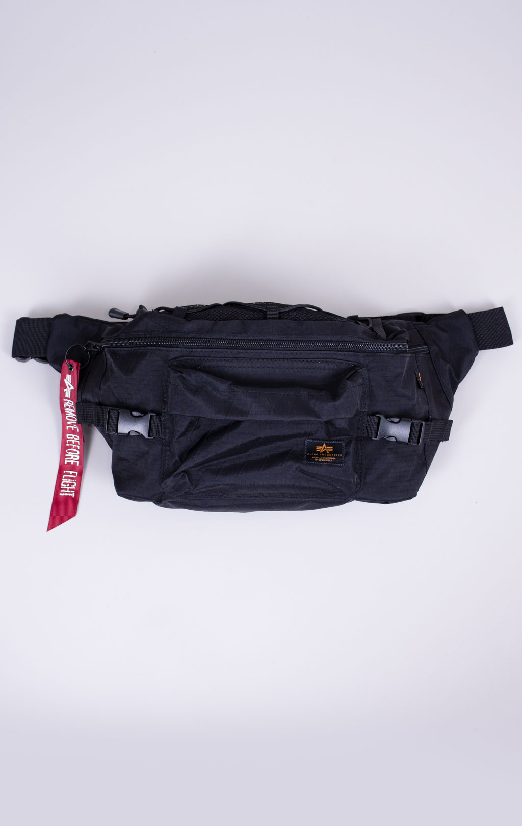 Сумка поясная ALPHA INDUSTRIES COMBAT WAIST BAG black 