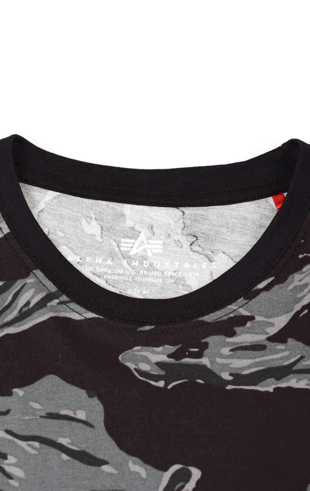 Футболка ALPHA INDUSTRIES TIGER CAMO T camo black tiger 