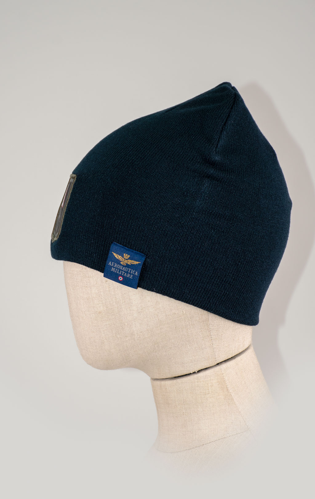 Шапка вязаная AERONAUTICA MILITARE FW 25/26/CN blue navy (CU 0036) 