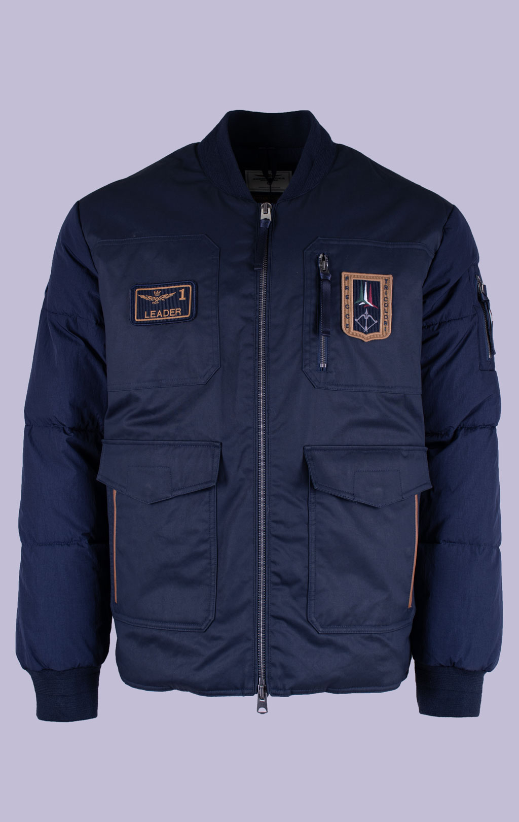 Куртка-пилот AERONAUTICA MILITARE FW 26/27/CN blue navy (AB 3081) 