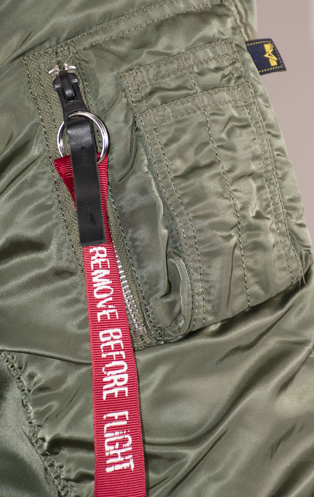 Аляска ALPHA INDUSTRIES SLIM FIT GEN-I N-3B натур. мех sage/orange 